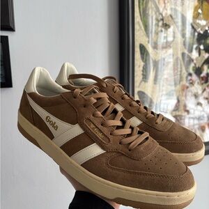 Gola Tan and Cream Sneakers